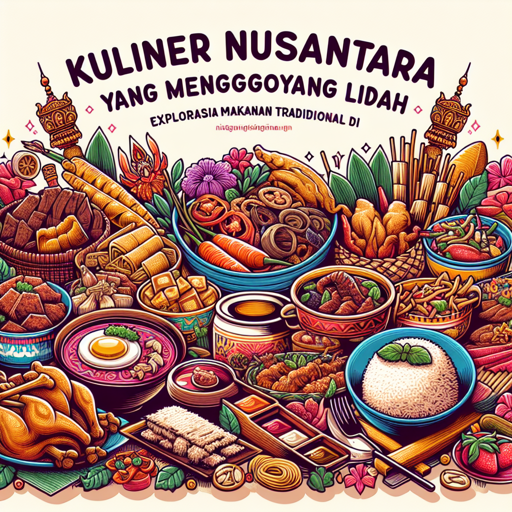 Kuliner Nusantara yang Menggoyang Lidah: Eksplorasi Makanan Tradisional di